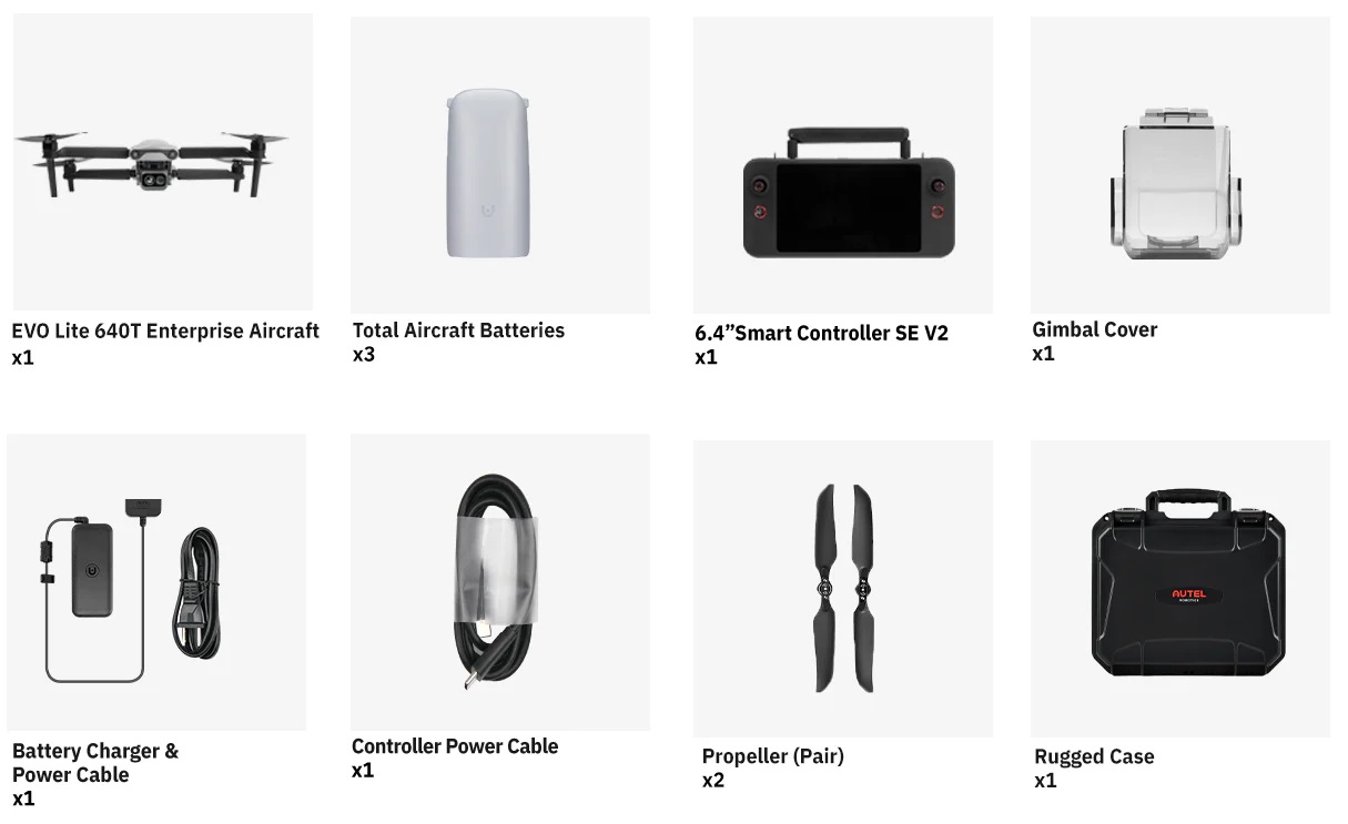 Квадрокоптер EVO Lite 640T Enterprise Plus Combo